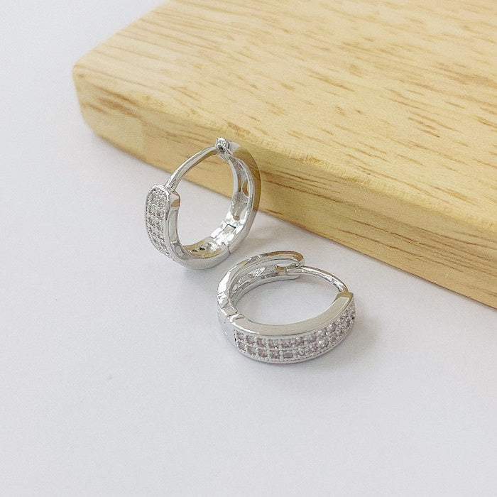 Aros Rodinados 14mm - Classic Micro Cristal ARB086