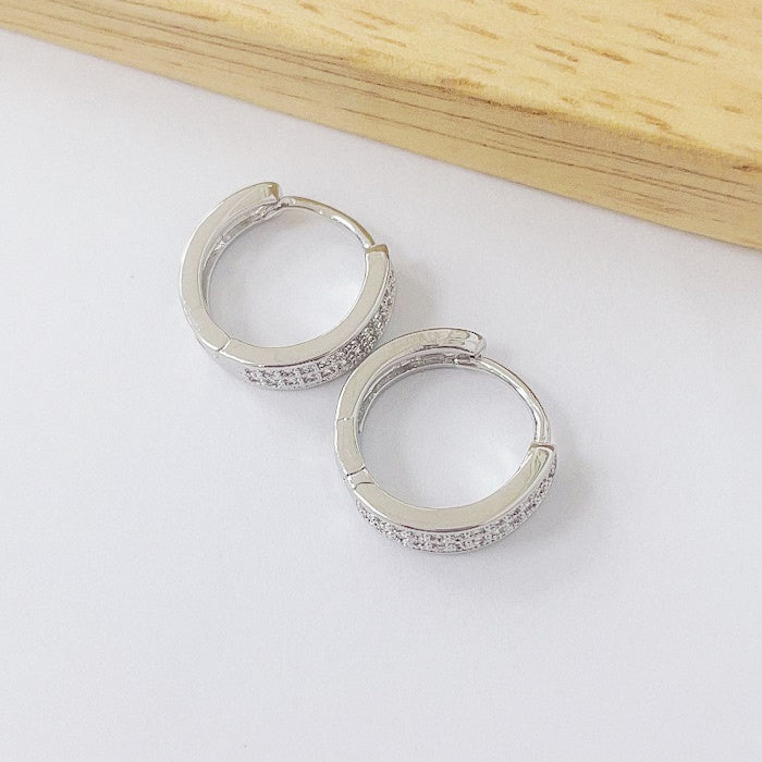 Aros Rodinados 14mm - Classic Micro Cristal ARB086