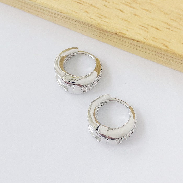 Aros Rodinados 14mm - Classic Micro Cristal ARB039