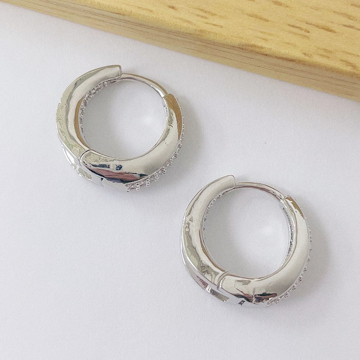 Aros Rodinados 18mm - Classic Micro Cristal ARB040