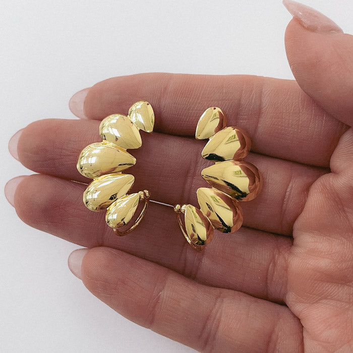 Aros Trepador Dorados Selena AAD027