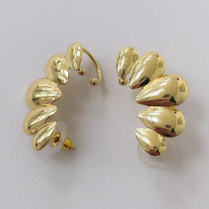Aros Trepador Dorados Selena AAD027