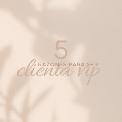 Estas son las 5 razones por las que te tenes que convertir en una 𝗖𝗹𝗶𝗲𝗻𝘁𝗮 𝗩𝗶𝗽