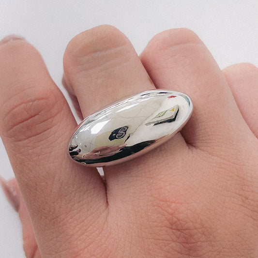 Anillo rodinado Oval ANR032