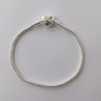 Pulsera Dora Corazon - Metal Blanco PAB002