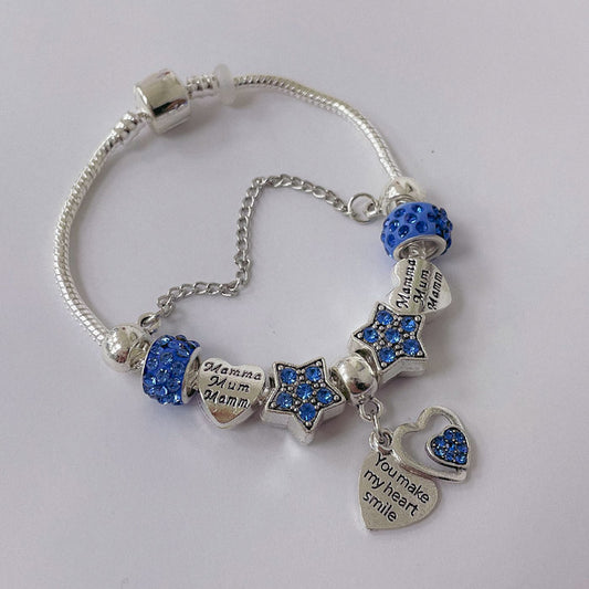 Pulsera Dora con Dijes- Metal Blanco PAR003