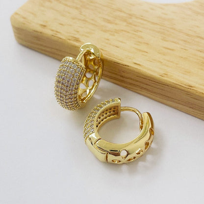 Aros Dorados Micro Cristal - Classic 20mm AAD116