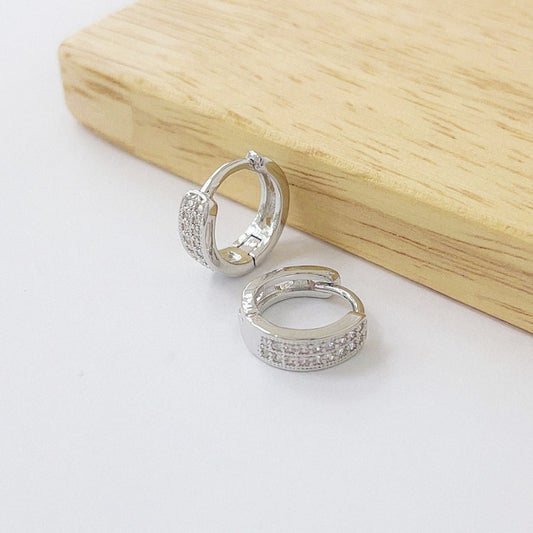 Aros Rodinados 12mm - Classic Micro Cristal ARB085