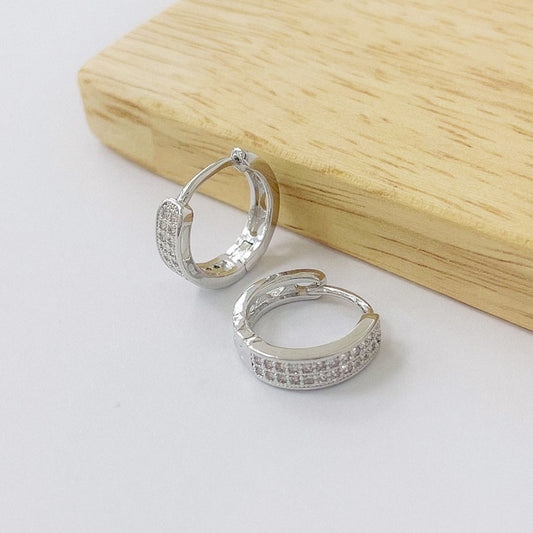 Aros Rodinados 14mm - Classic Micro Cristal ARB086
