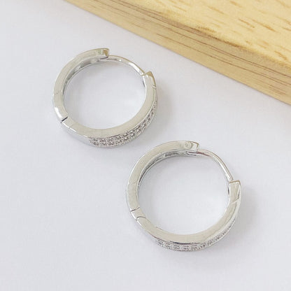 Aros Rodinados 18mm - Classic Micro Cristal ARB087