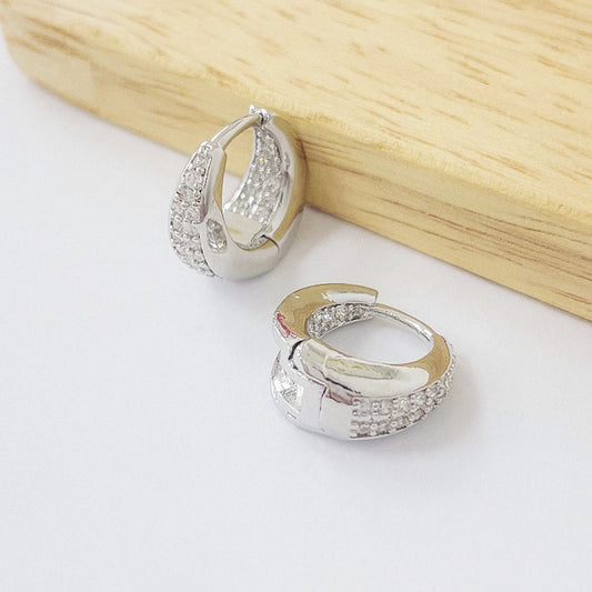 Aros Rodinados 14mm - Classic Micro Cristal ARB039