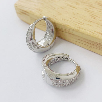 Aros Rodinados 18mm - Classic Micro Cristal ARB040