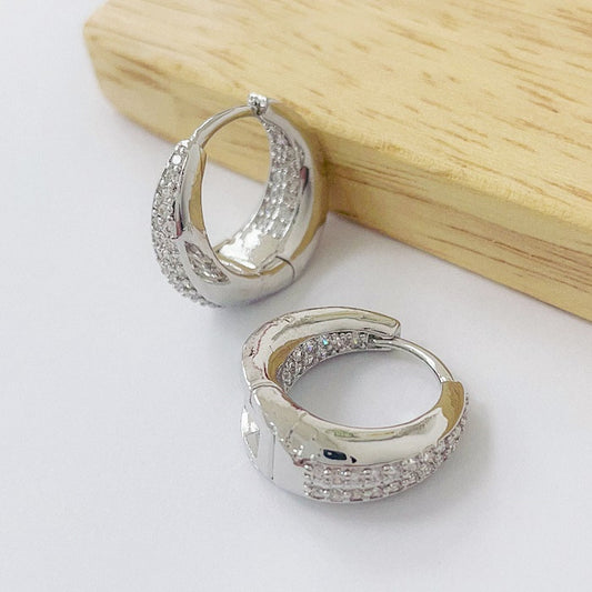Aros Rodinados 18mm - Classic Micro Cristal ARB040