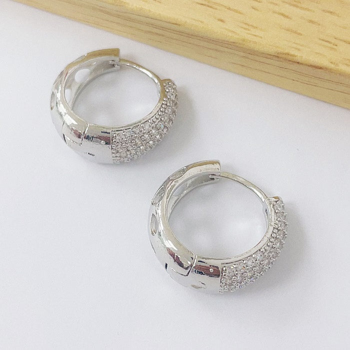 Aros Rodinados 20mm - Classic Micro Cristal ARB035